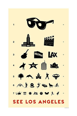 Los Angeles Eye Chart