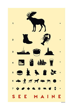 Maine Eye Chart